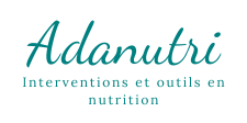 Logo adanutri consulting et interventions et outils en nutrition